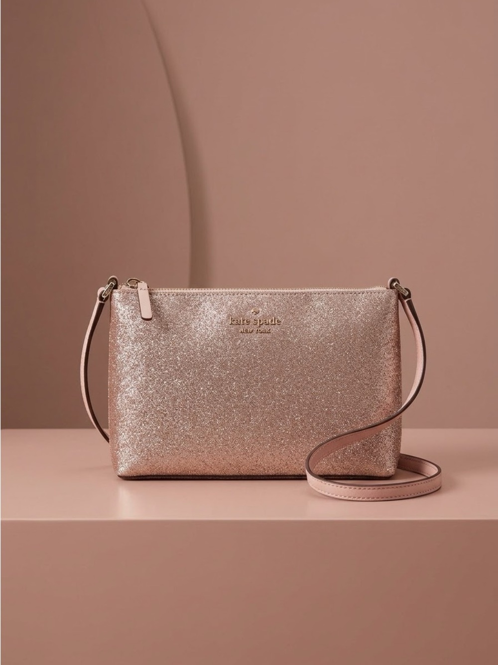 Kate Spade New York JOELEY GLITTER CROSSBODY NWT
